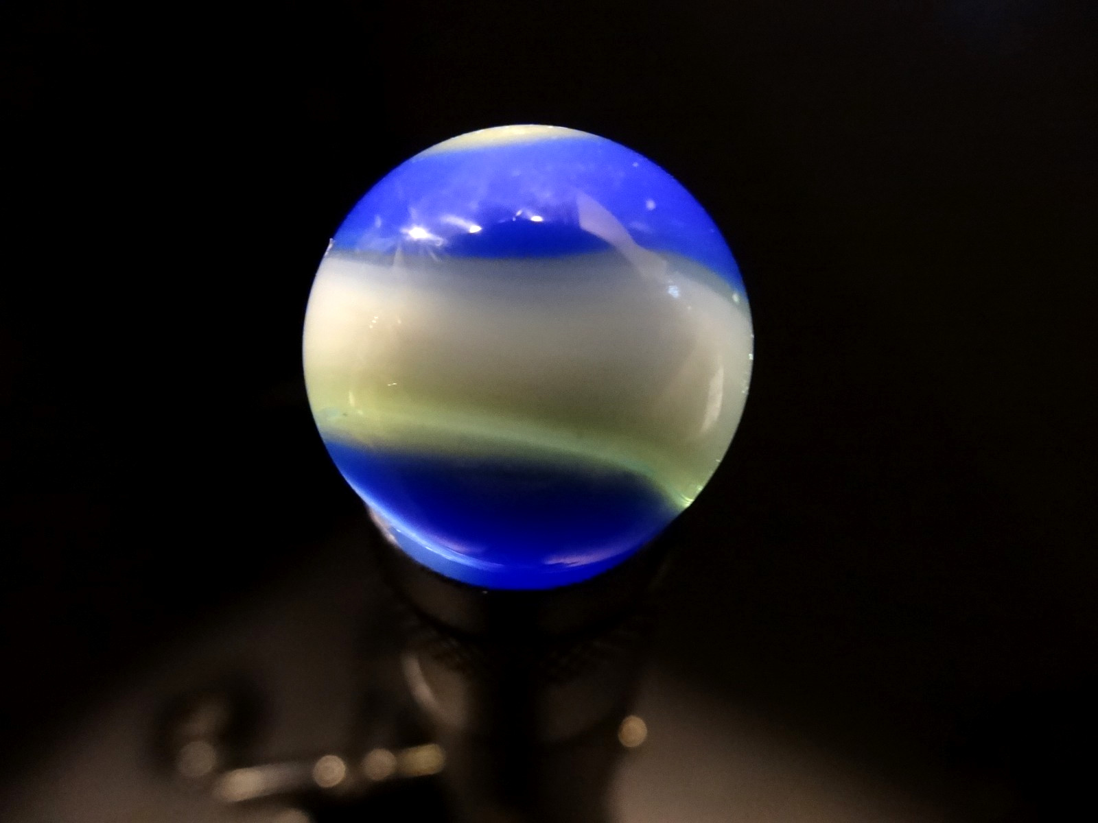 AKRO AGATE TRI COLOR BLUE-GREEN-WHITE 👍🔵🟢