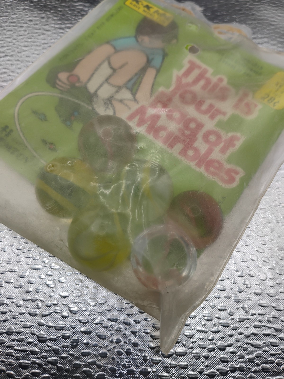 Vintage 1973 CHEMTOY Marbles 5 Aggie Bowlers No.275K Sealed K-Kids USA Made.