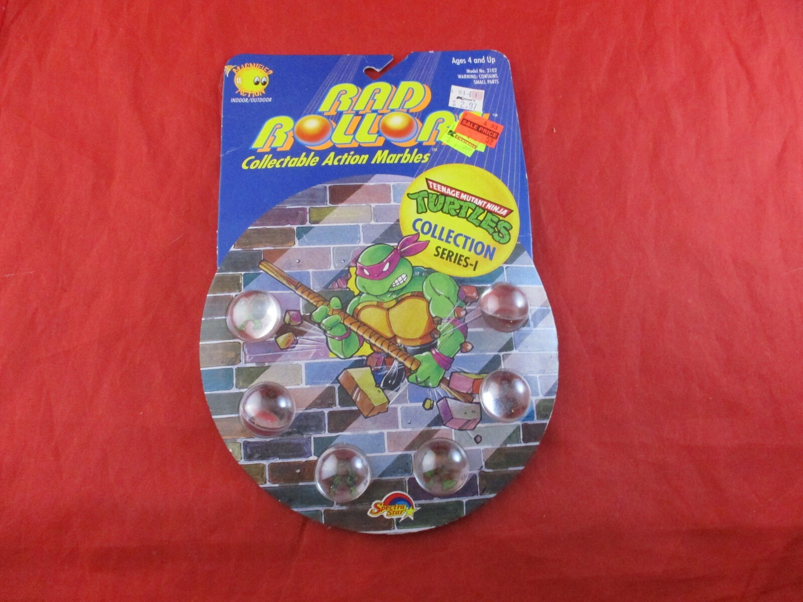 Teenage Mutant Ninja Turtles TMNT Rad Rollers Marbles *NEW* Shredder Casey