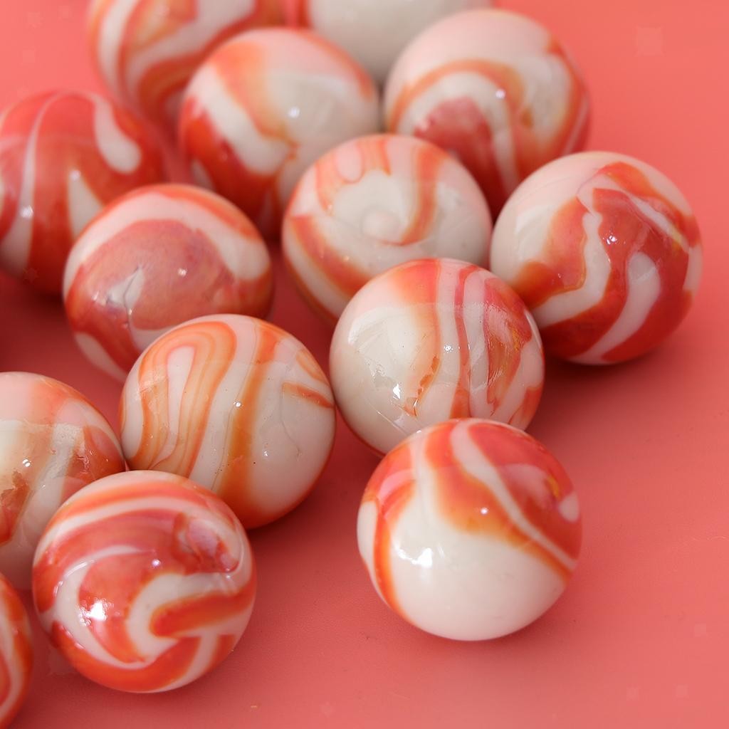 Set Of 20pcs Marbles Ball Glass Bead for Chinese Checkers Decor