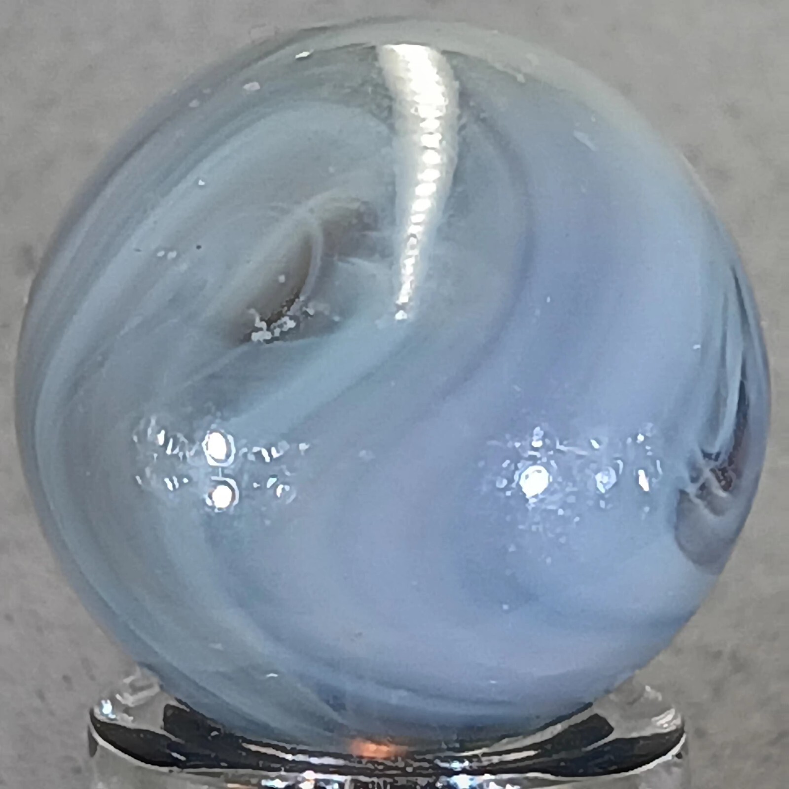 Vintage Champion Swirl Marble .61 Inches Near-Mint Condition Combined Shipping