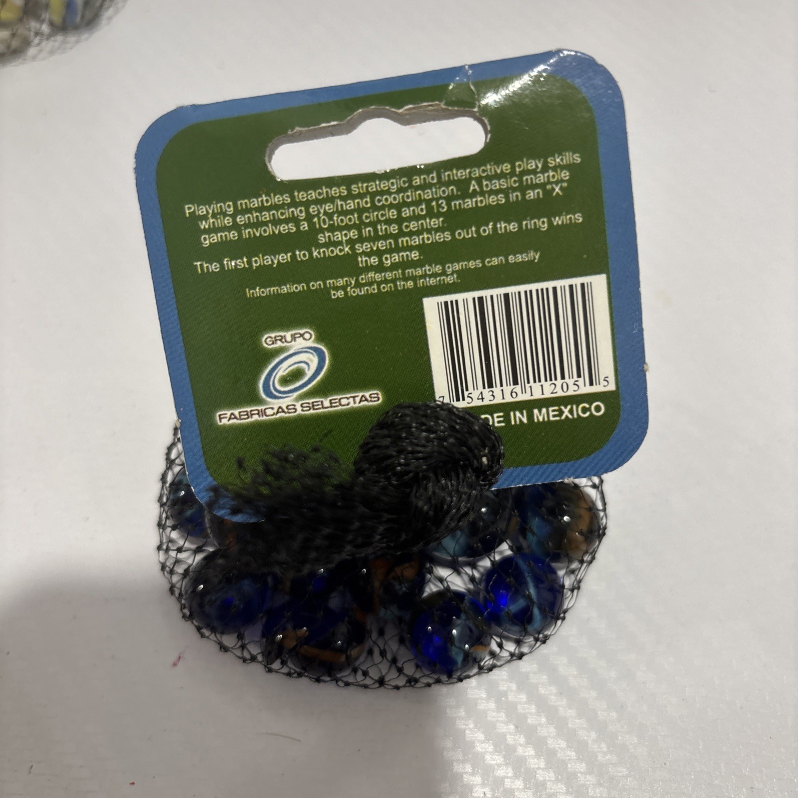 Marble LOT OF 6 By GRUPO 24 Players 1 Shooter NEW IN BAG