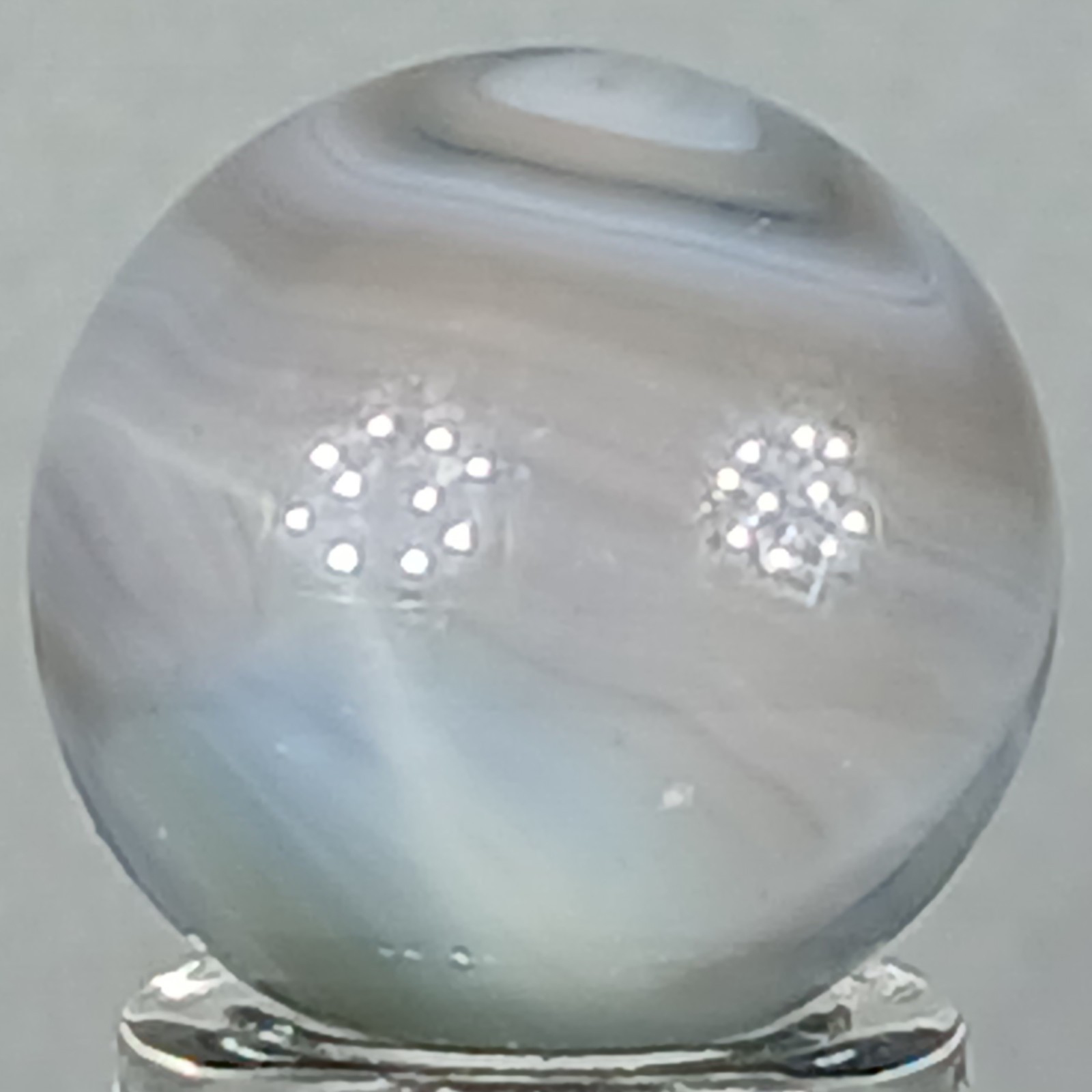 Vintage Champion Swirl Marble .59 Inches Near-Mint Condition Combined Shipping
