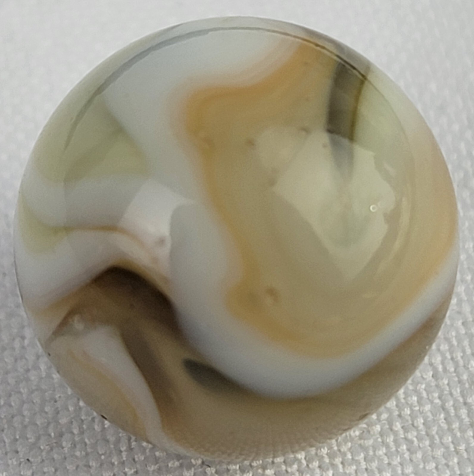 Alley Agate Vintage Marble Translucent Swirl Windows NEAR MINT Cadmium GLOW .71