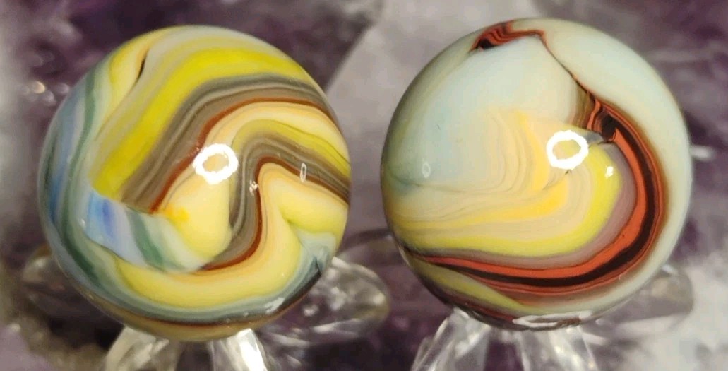 .77″ JABO MARBLES “LEO” 8/8/12 NM LOT X2