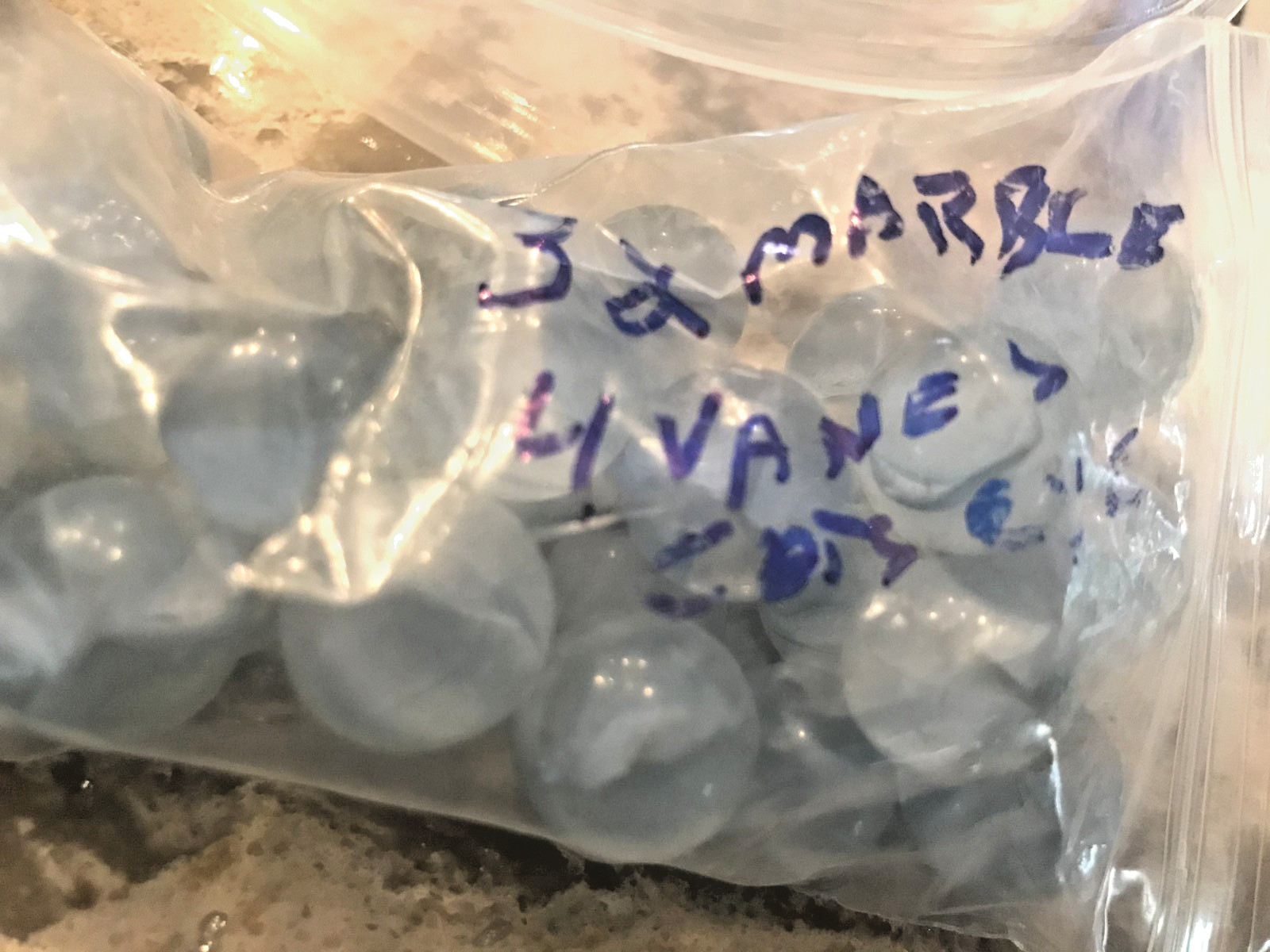 3 bags of 16mm red, blue, light blue and red cat eyes marbles. buy 1,2,or 3 bags