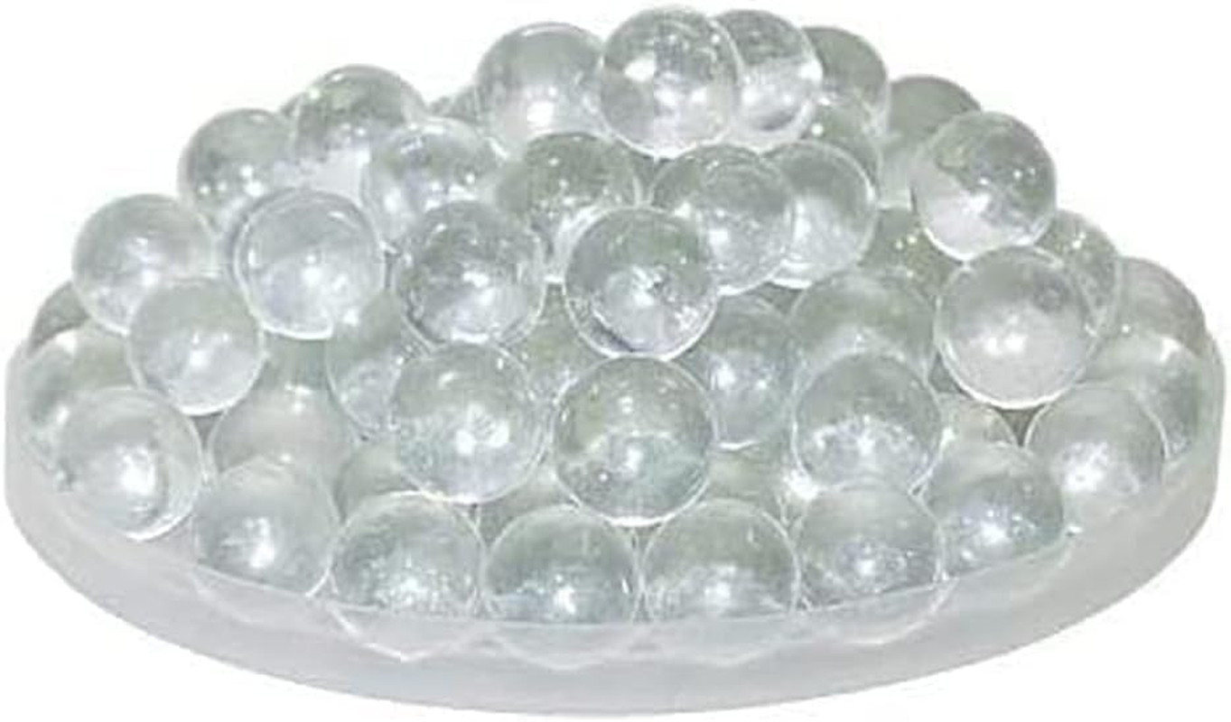 20 Pcs 10Mm Clear Glass Marbles Solid Marble Beads Marbles Games Bouncing Ball P