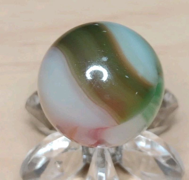 .64″ STUNNING VINTAGE MARBLE KING MARBLES W/ AV.🔥RARE HTF MINT-