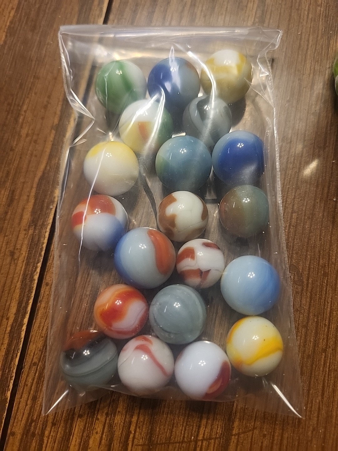 Lot of Vintage Glass Toy Marbles | 20 pcs