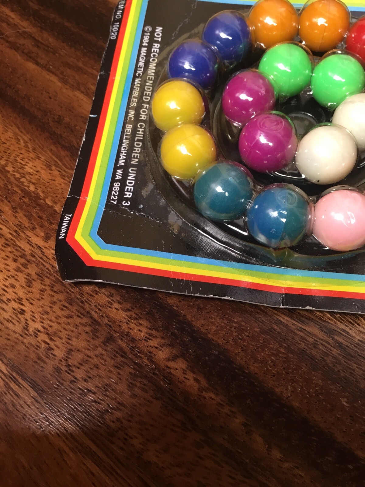 Magnetic Marbles Company 20 Marbles NIP The Toy That Went Into Space