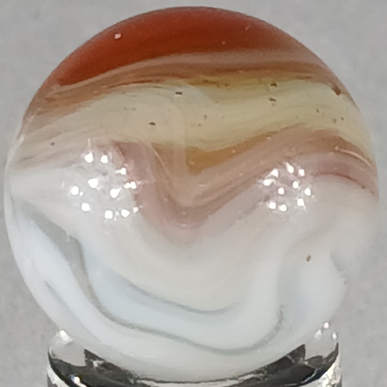 Vintage Vitro Conqueror Marble .61 Inches Near-Mint Condition Combined Shipping