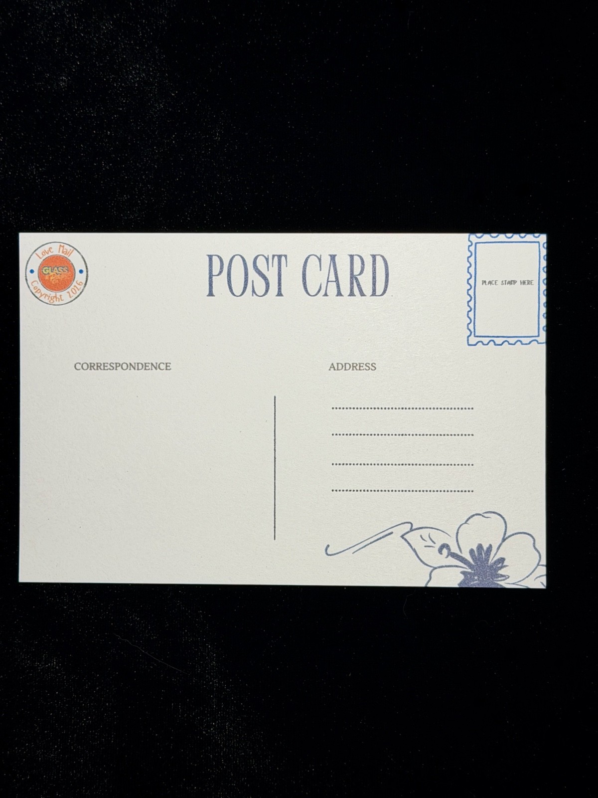2026 Year of the Horse Marble Collector Postcard Chinese New Year