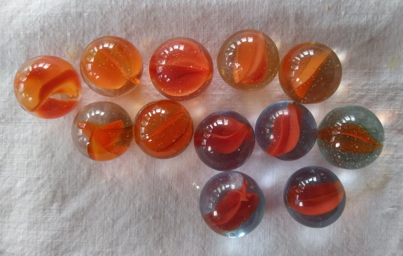Lot of 75 Antique Vintage Marbles Opaque Swirl Shooter Akro Agate Marble King