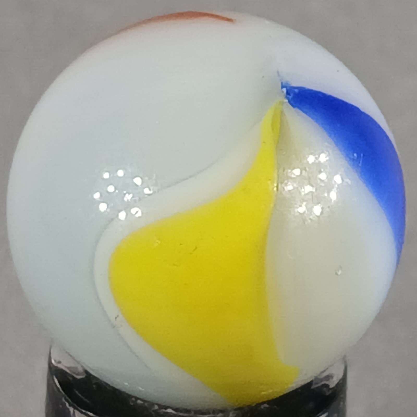 Vintage Imported Patch And Ribbon Marble .62 Inches Near-Mint Condition