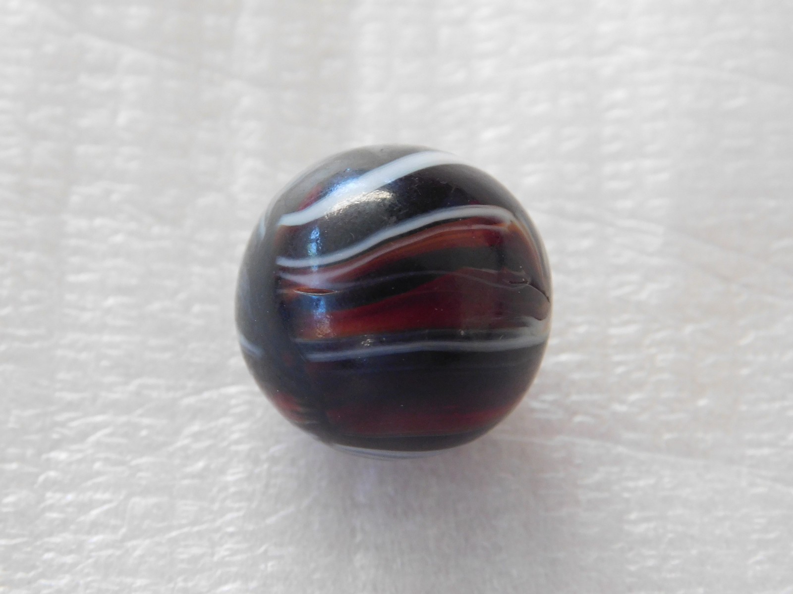 Antique German Striped Transparent Marble. .69″ Nice