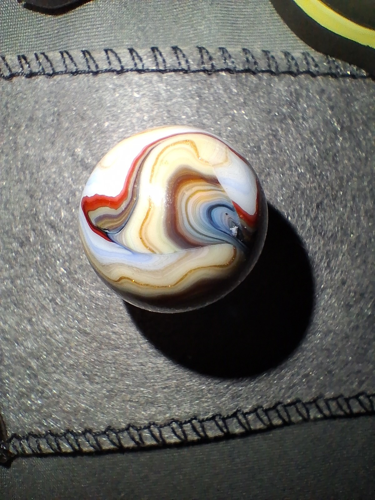LARGE .82″ JABO “JOKER 1” Gold Rush 2008 MARBLE Mint Asmade