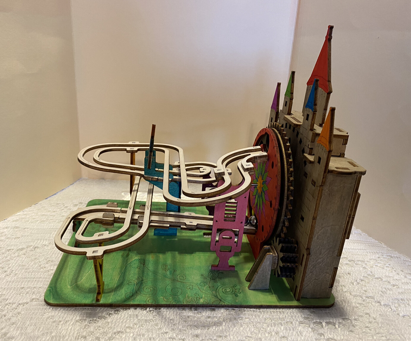 *NEW* MOTORIZED CASTLE MARBLE RUN W/ LED LIGHTS – SEE VIDEO!