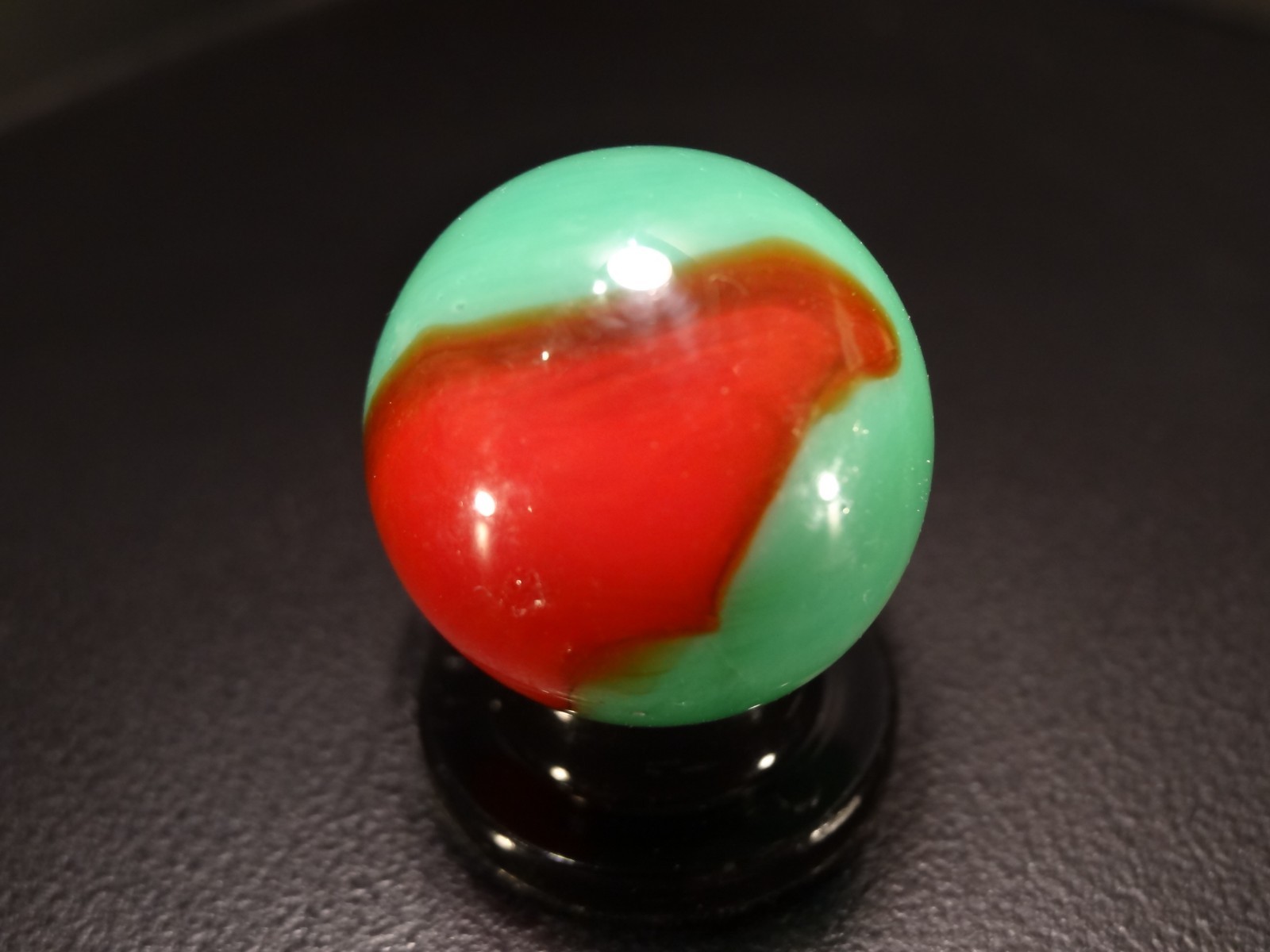AKRO AGATE TRI color CHRISTMAS TREE Sharp ! 3/4″ SHOOTER