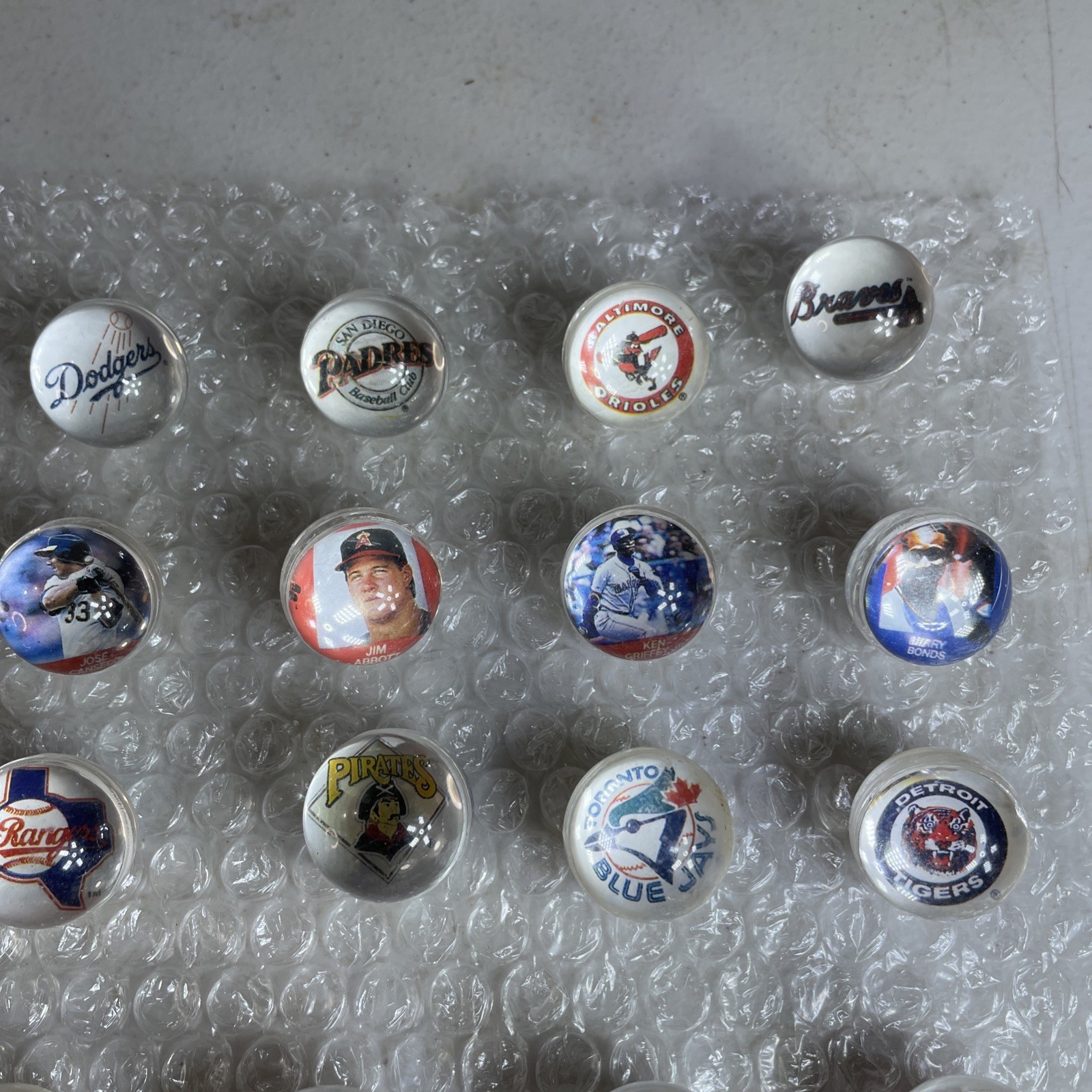 rare Super Star Major League Baseball Collectors Acrylic Marble Lot MLB 35F44