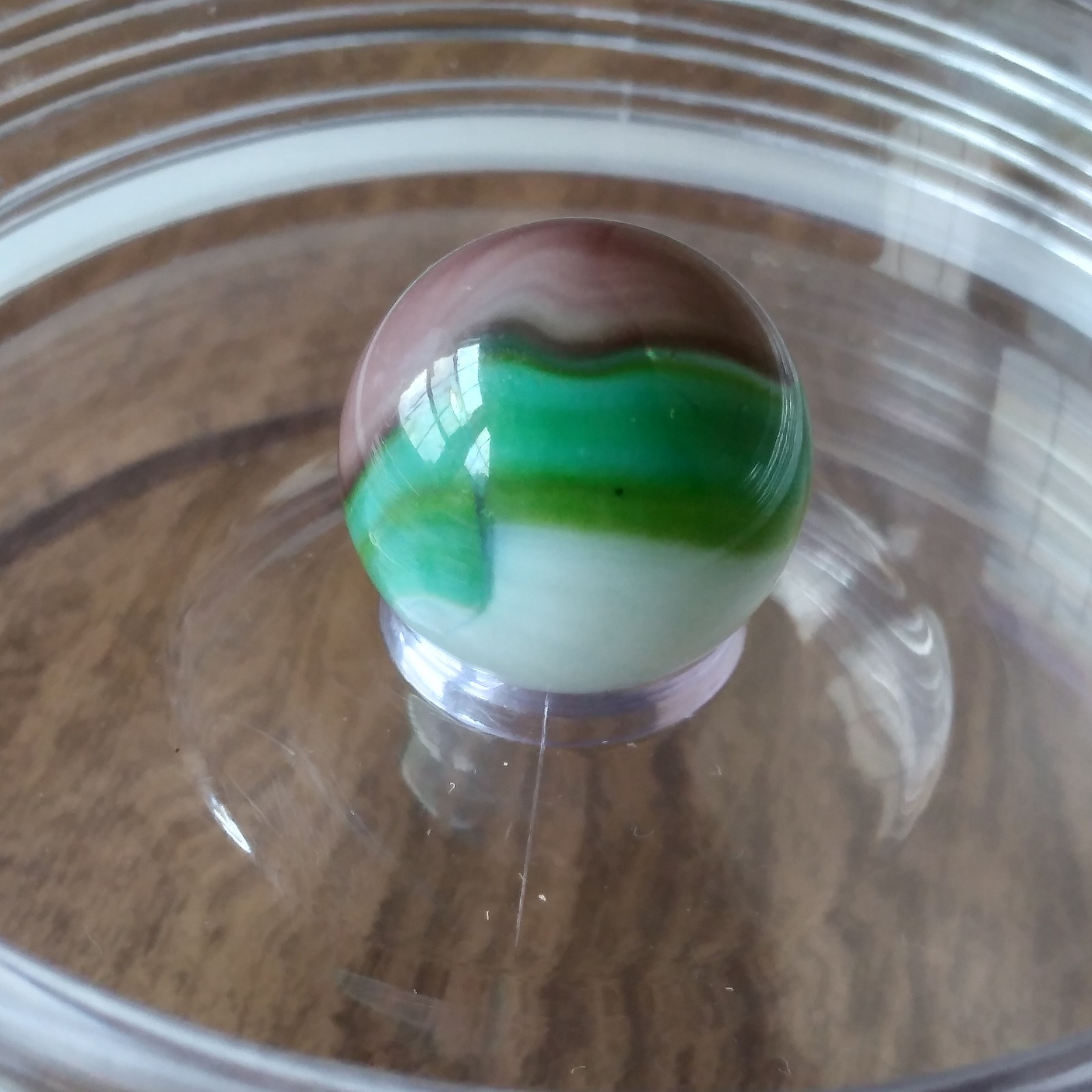.61 Vitro Agate Tiger Eye Conqueror Wedding Cake White, Green Aventurine Marble
