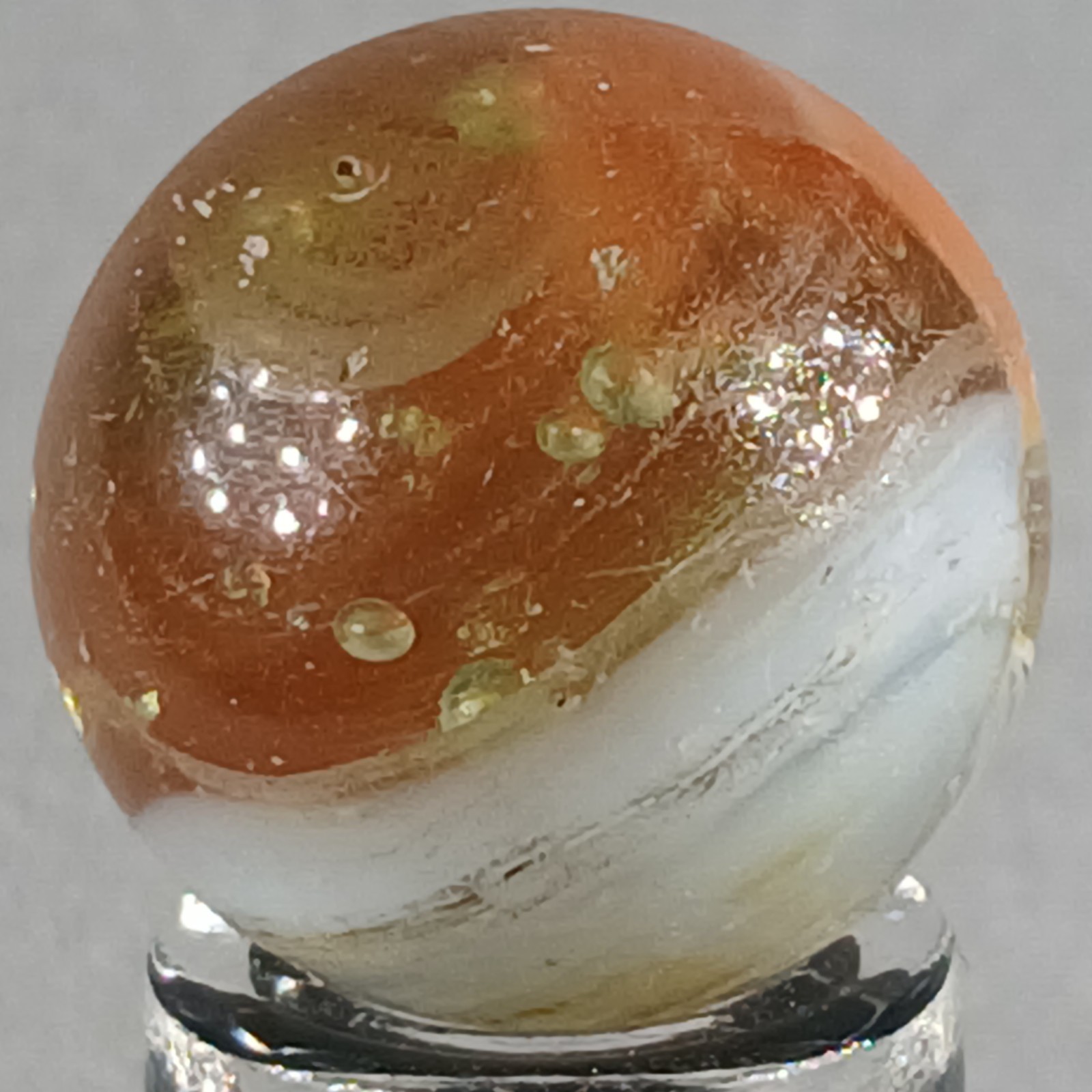Vintage Vitro Conqueror Marble .61 Inches Near-Mint Condition Combined Shipping