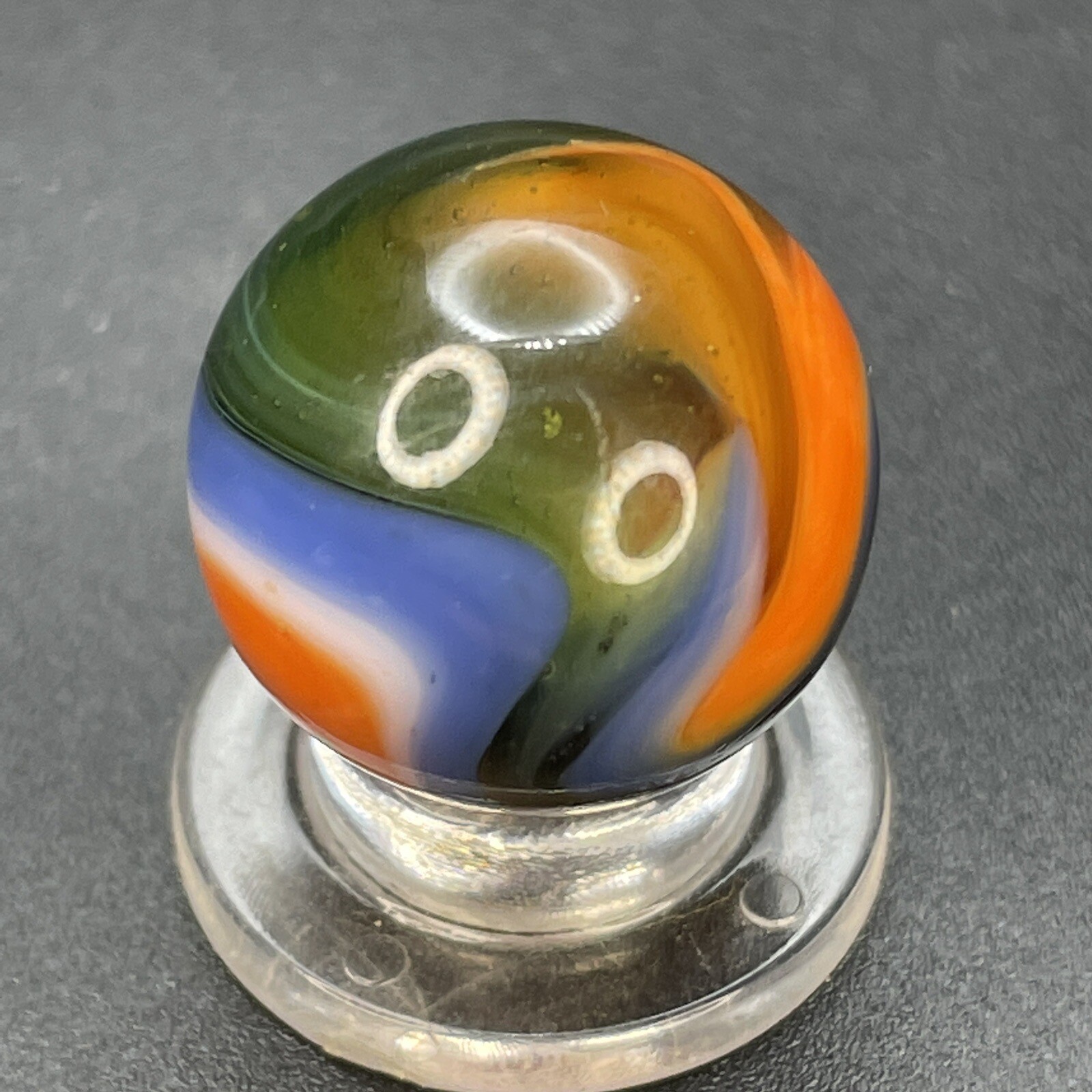 Peltier National Line Rainbo MCS Marble Vintage Marbles 0.669”