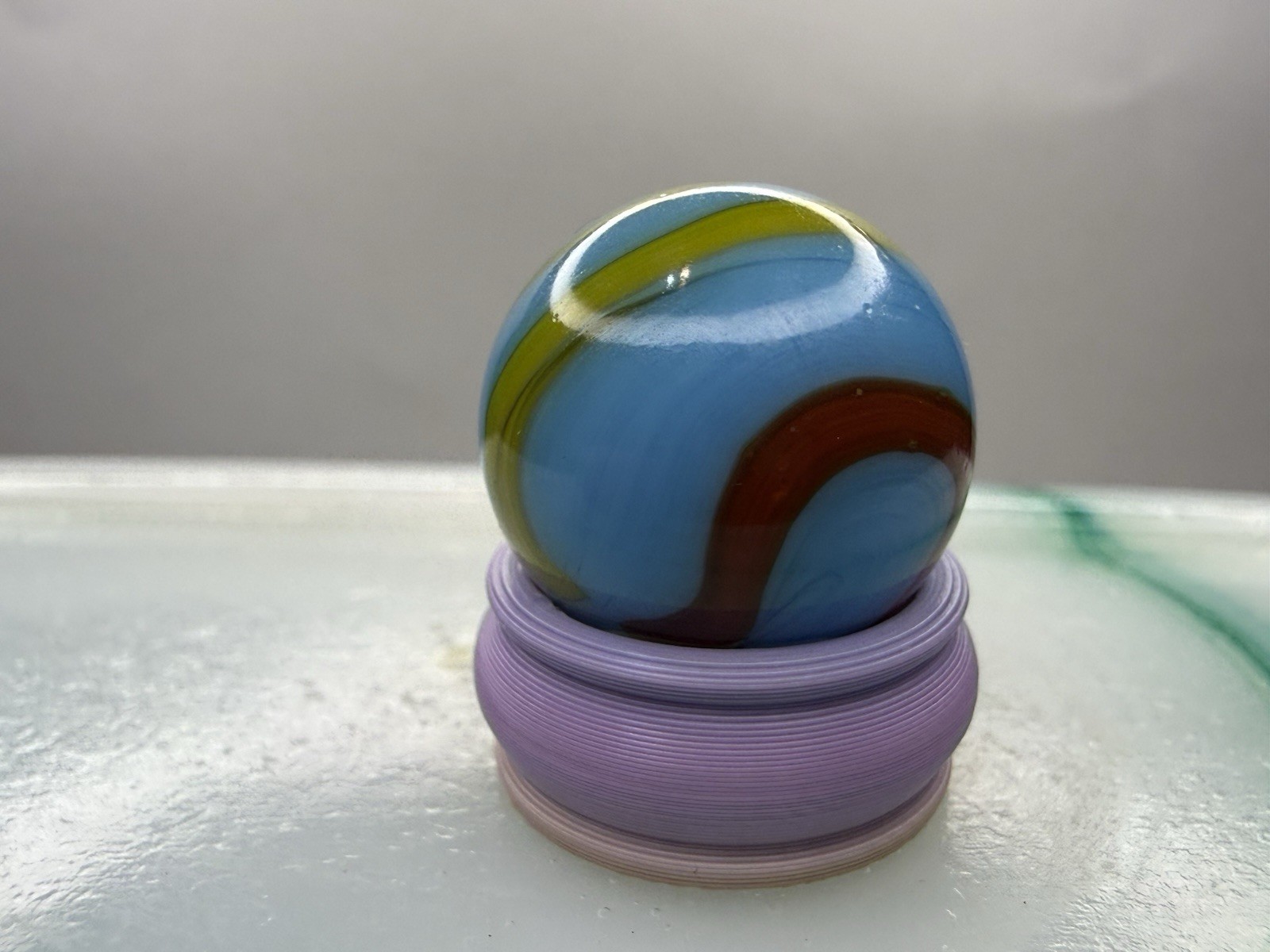Glass Marble With Display Included lot #8467