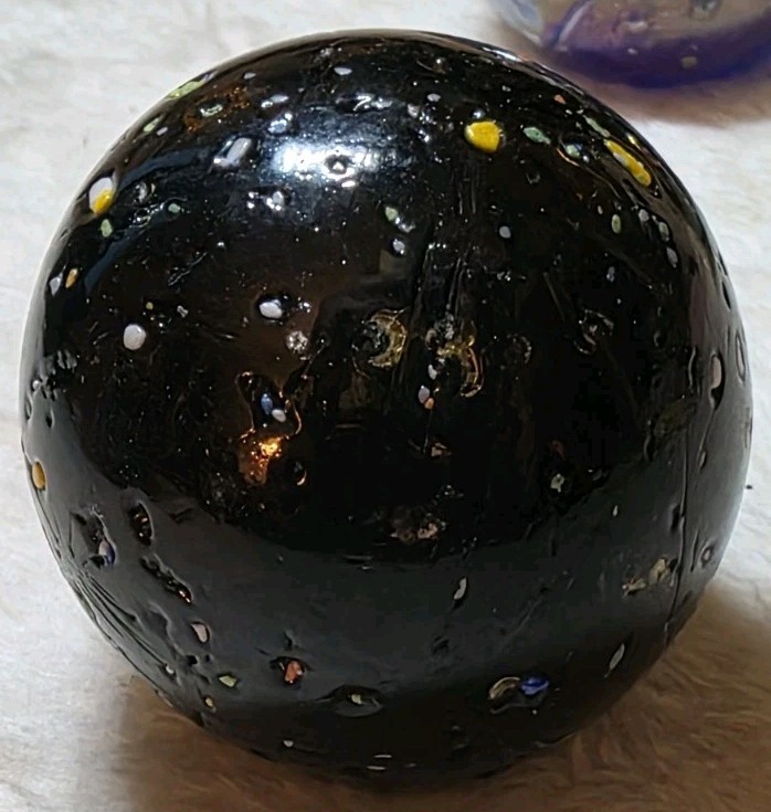 🔮 Lot of 3 Vacor de Mexico Marbles Massive 1.75″ Mammoth Destroyer Galaxy Glitt