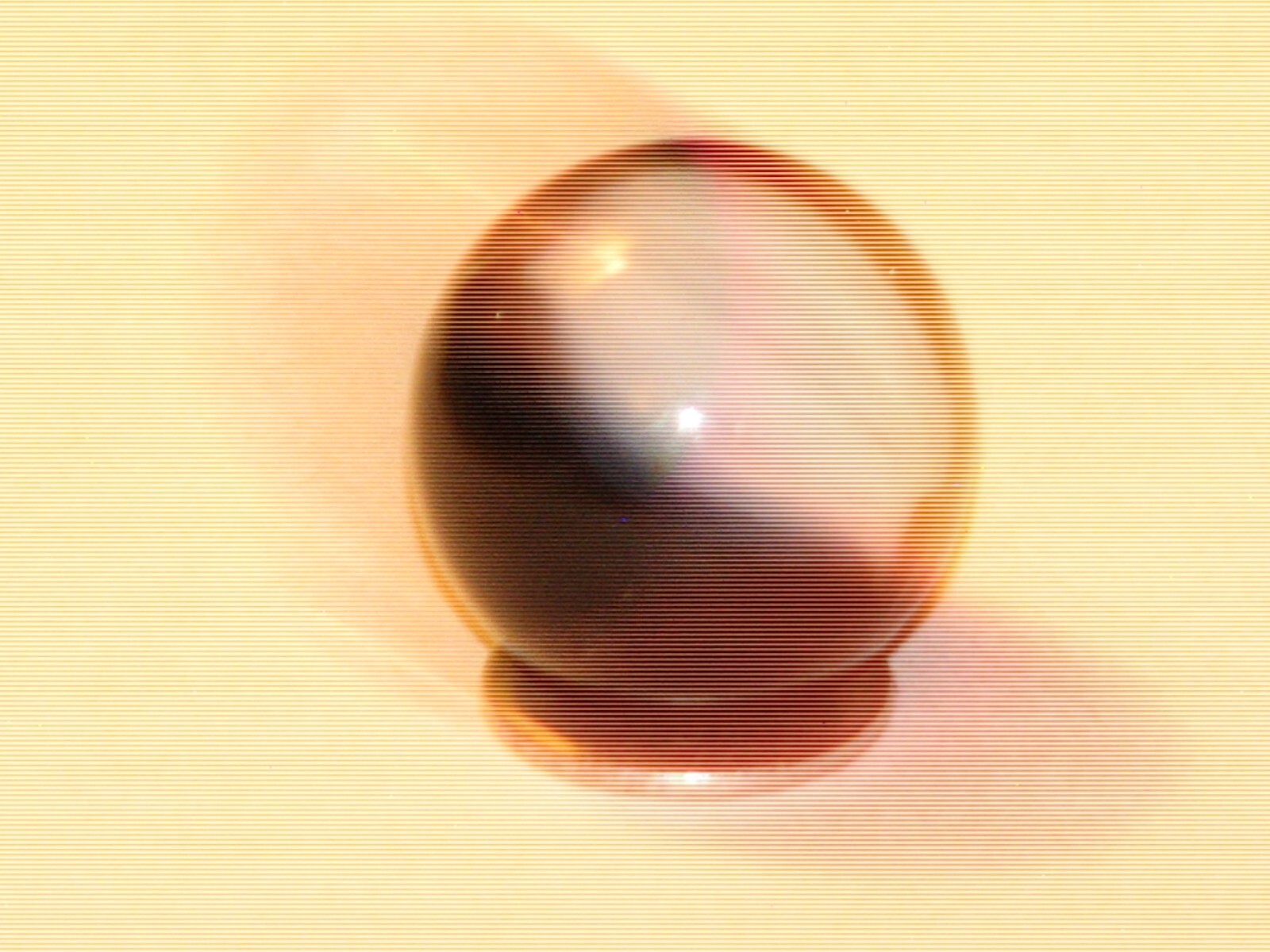 .610 in dia. Akro?, Pelter?, off white and black marble, mint