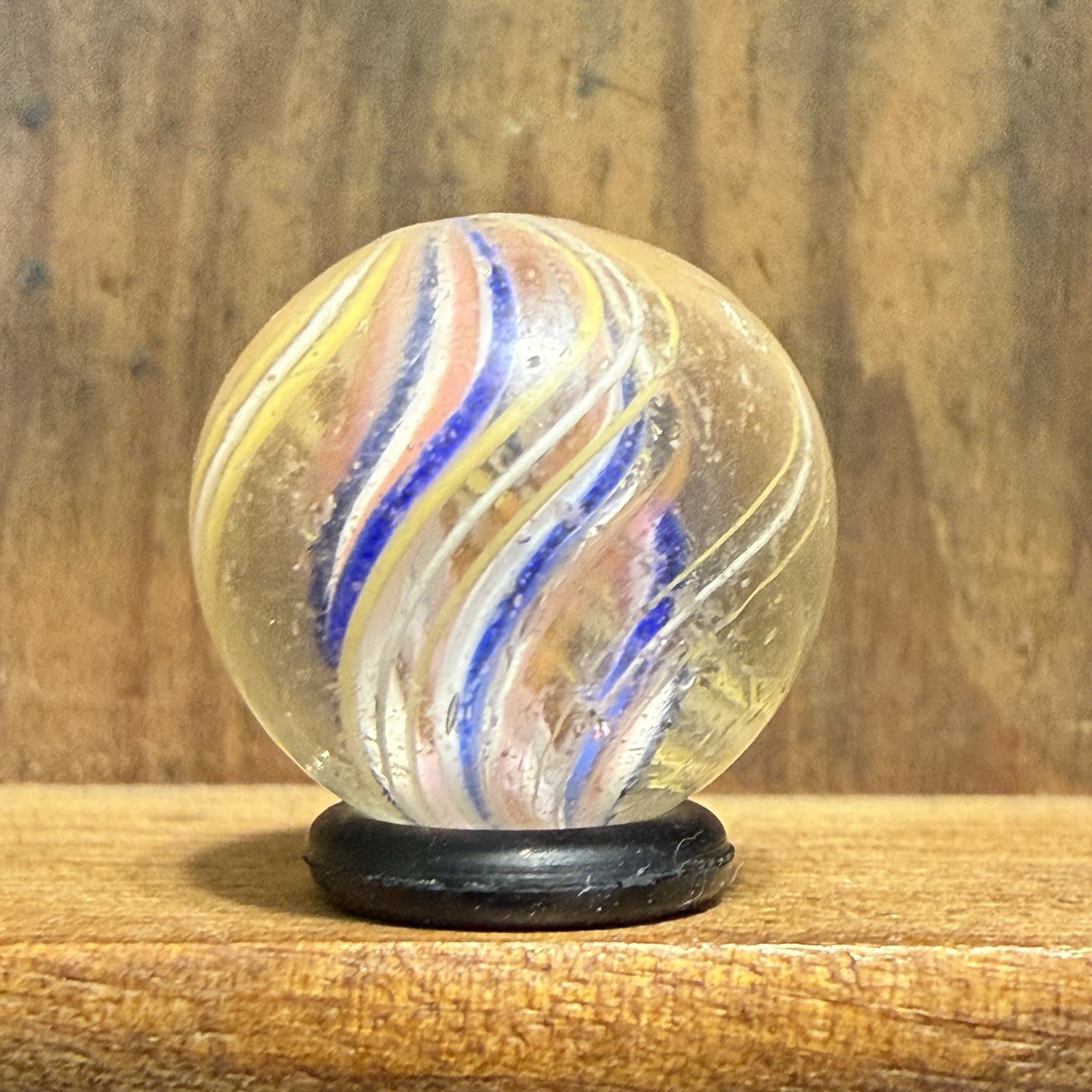 Antique German Handmade Divided Core Marble 19/32” Near Mint | 281