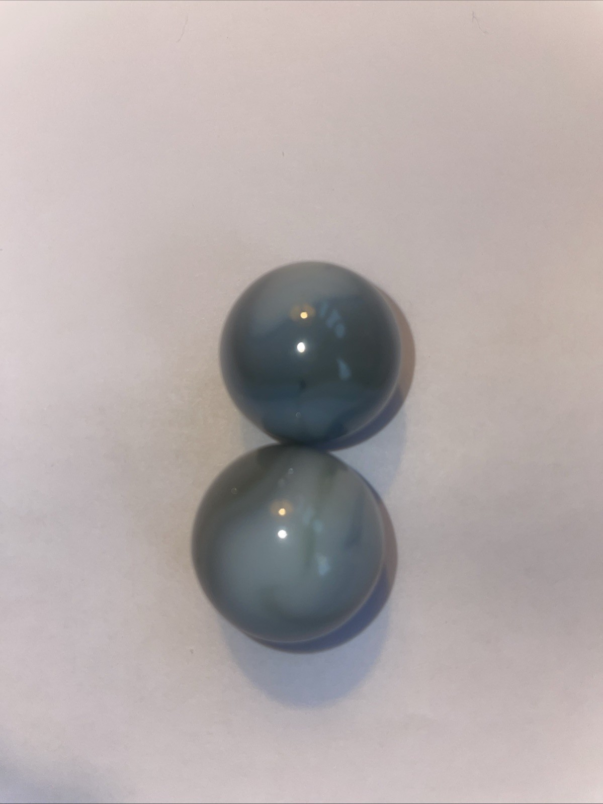 Cloud Master Marble Co Storm Clouds 1940’sShooter Marbles Lot Of 2