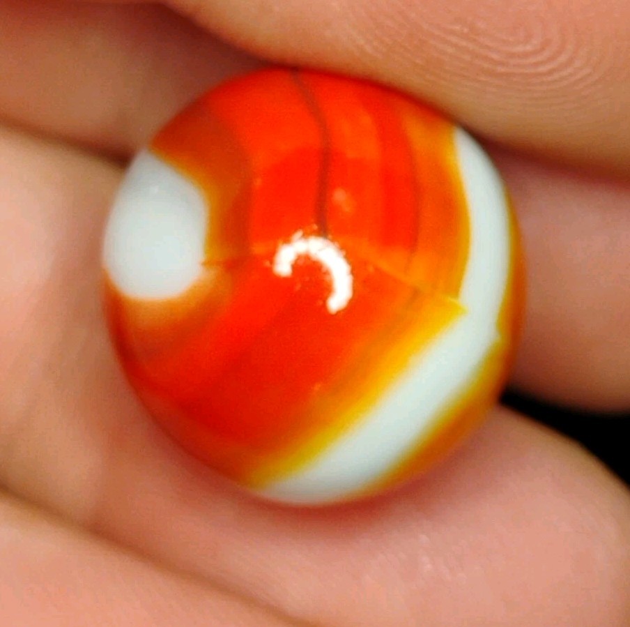 .75″ STUNNING VINTAGE MARBLE KING MARBLES🔥RARE HTF NM+