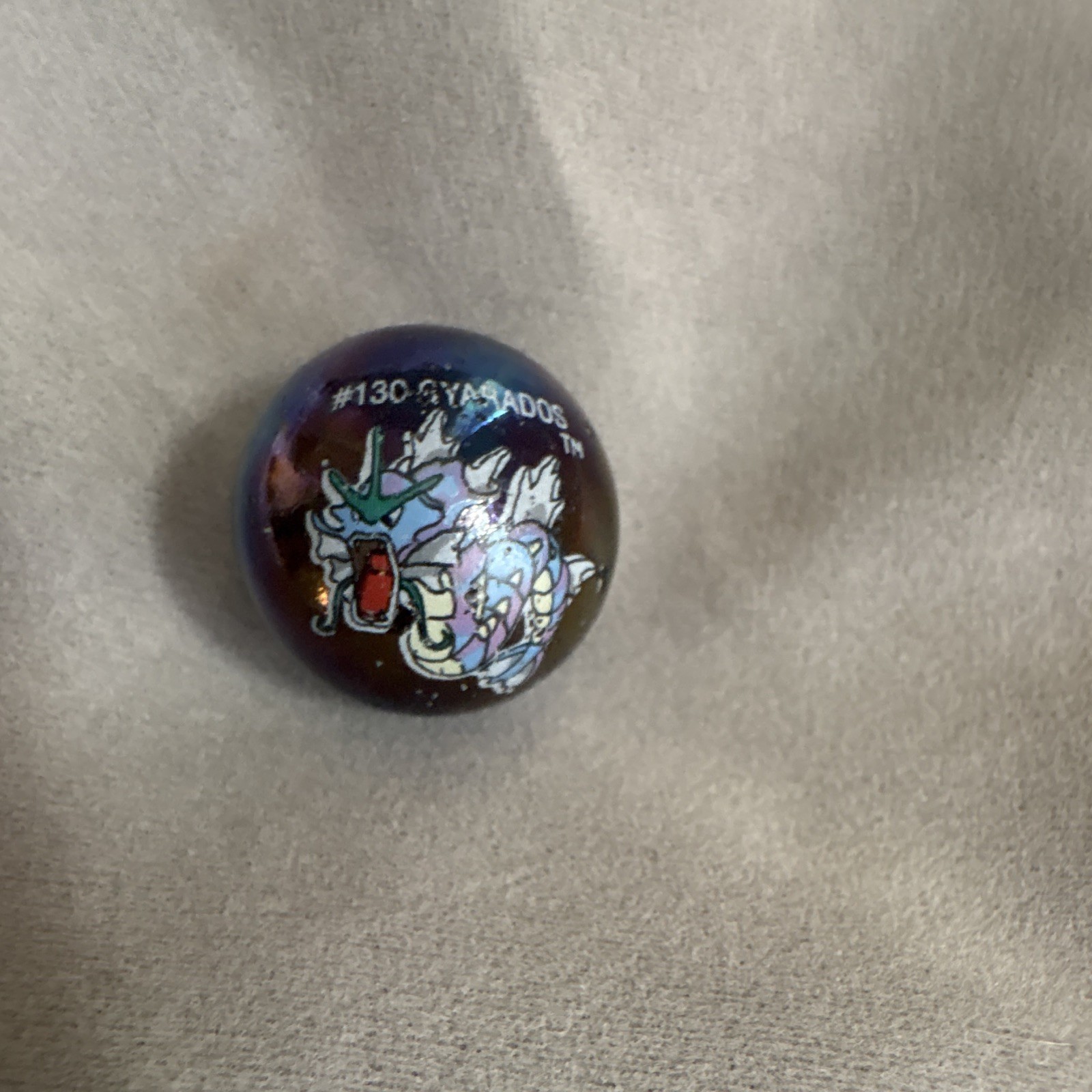 Pokemon #130 Gyarados Dark Iridescent 1999 Marble.