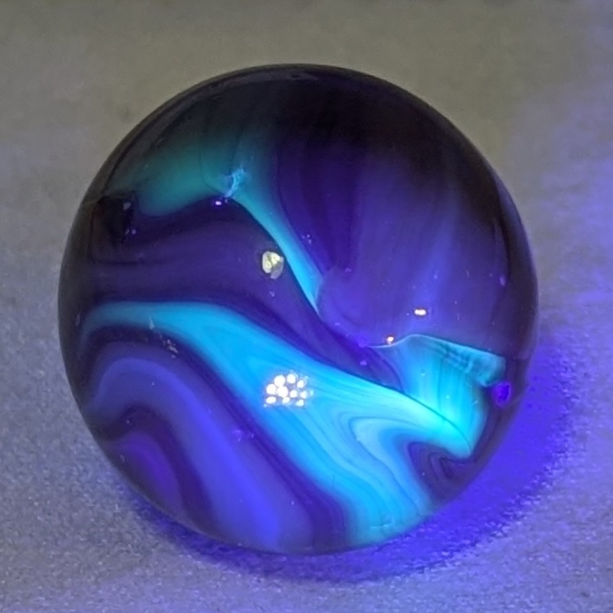 Jabo – Swampy Mud” or “Classic” U V Reactive Swirl .94 Inch Near – Mint