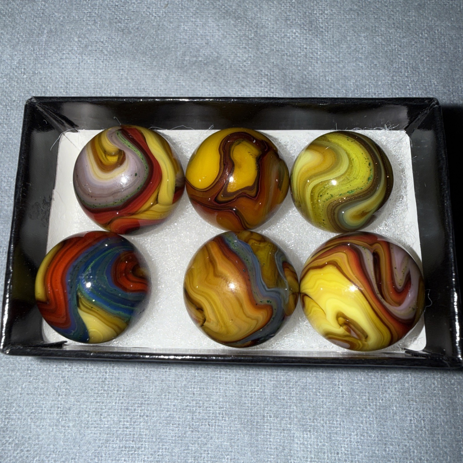 DAS/JABO Marbles D&J Adventures 6 Marble Set By Master Dave McCullough Premiums