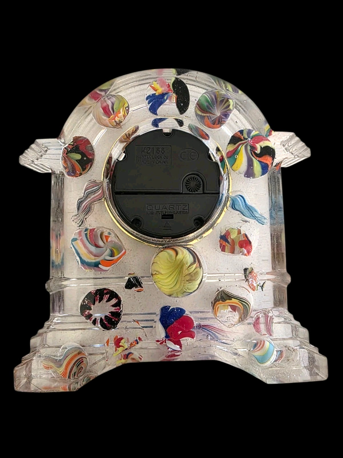 Sammy Hogue & Eddie Seece Cullet Clock Resin Made Outer 6 ” x 5.5″