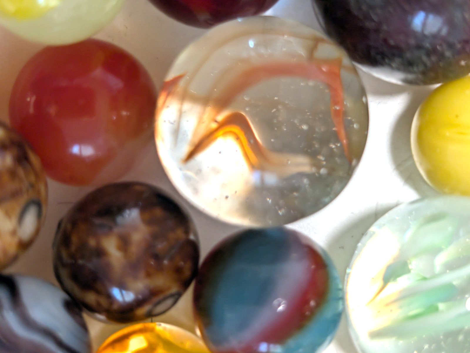 #3 Collectable Mint- Excellent Vintage Mixed Beautiful Marbles, 1930’S-1960’S