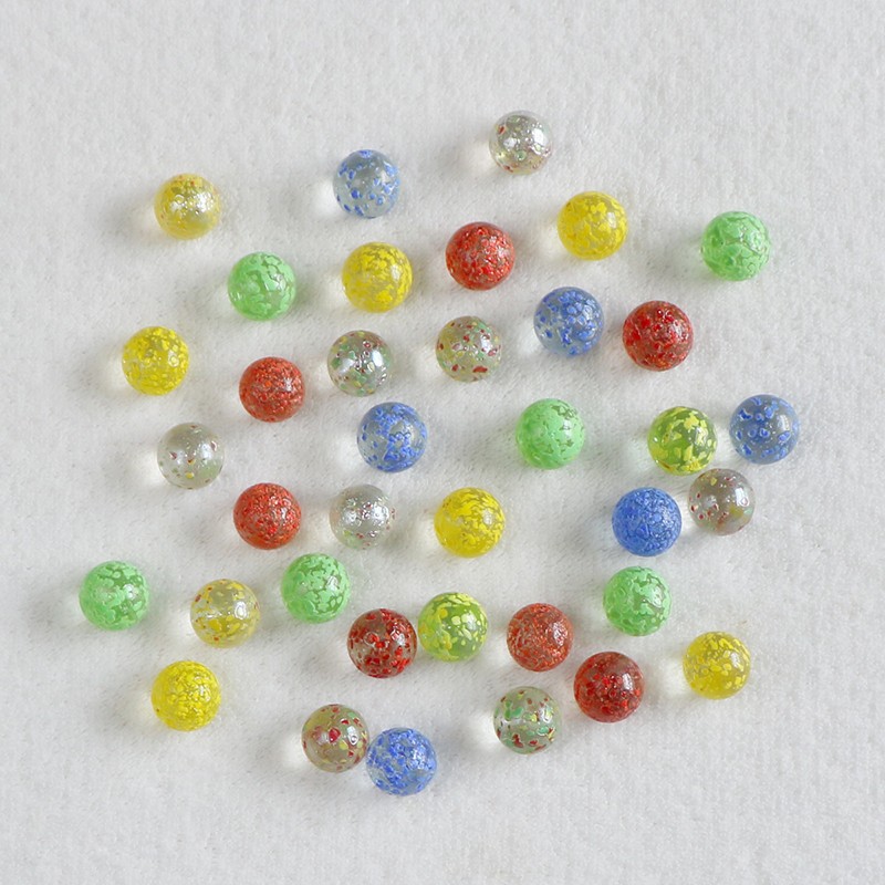 Glass Marbles Star Dust Speckled Beads Coloured Traditional Vintage Classic Toys
