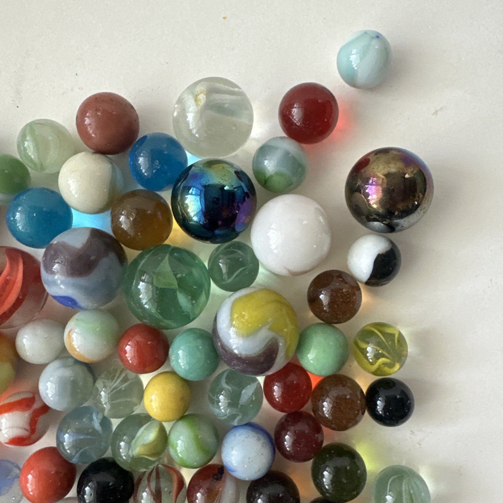 Vintage Marbles Lot Of 350 4lb 5oz