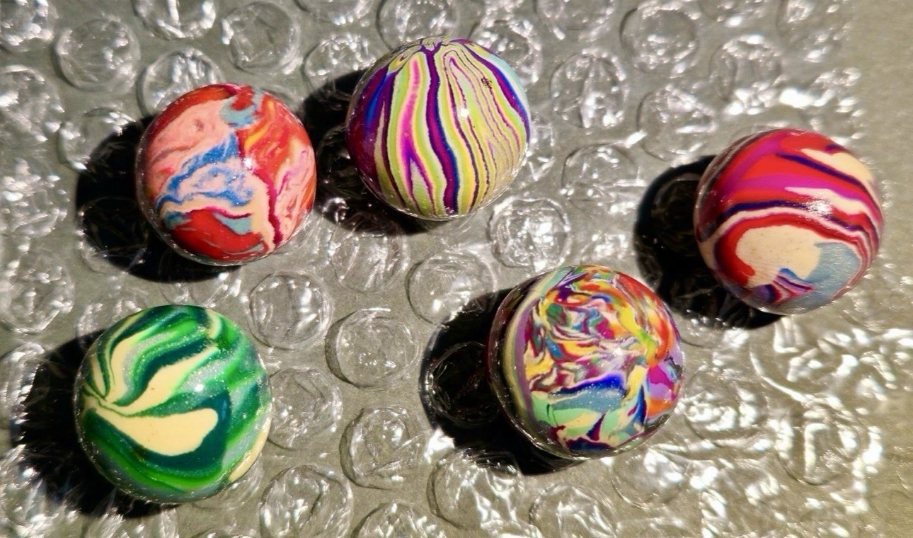 Handmade Claystone Marbles – 5/8” Artisan Collectible – Since 1998 USA