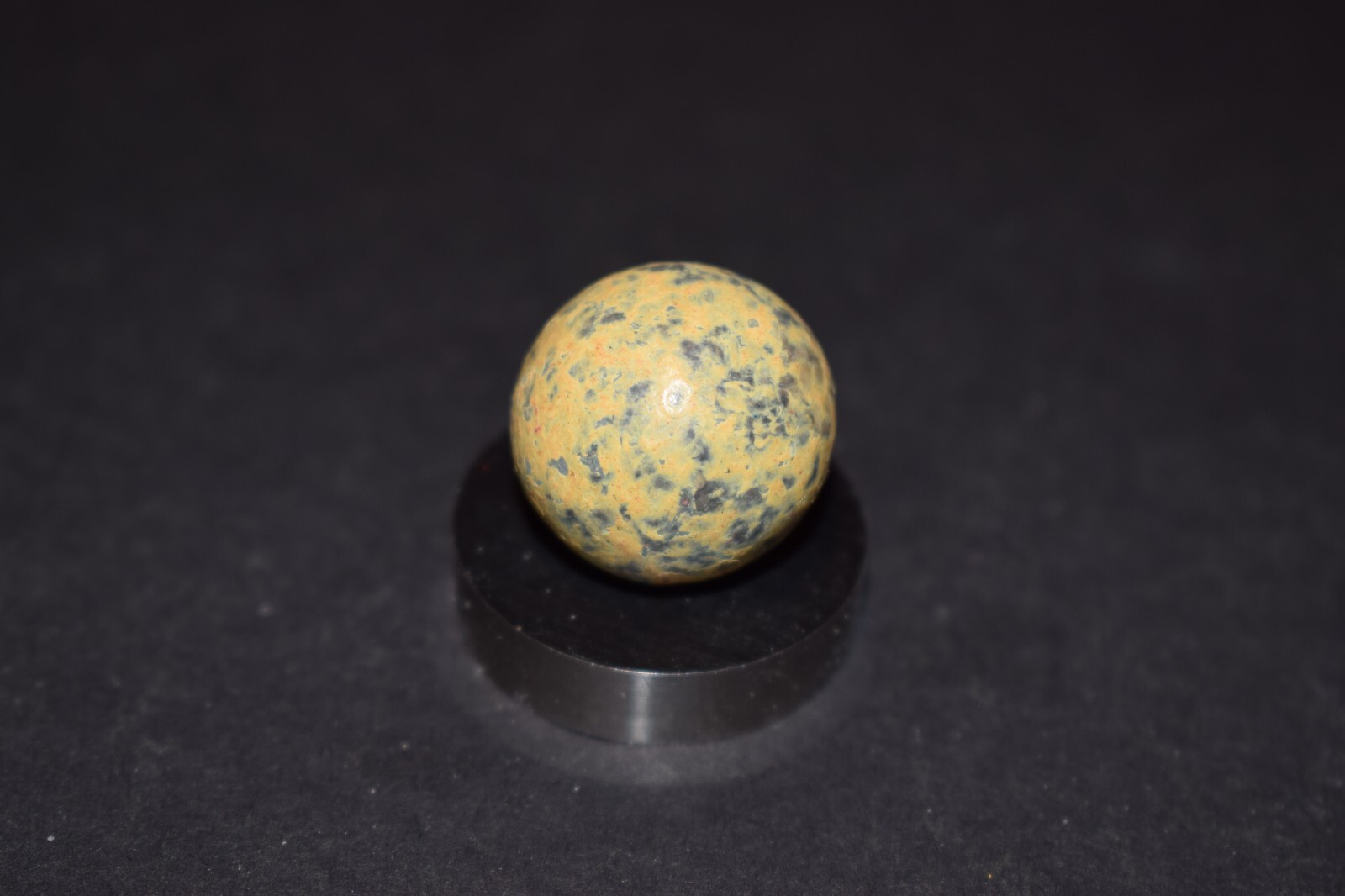 Victorina Civil War Era 1800’s Birds Egg Hard Clay Marble Shooter Size .765″