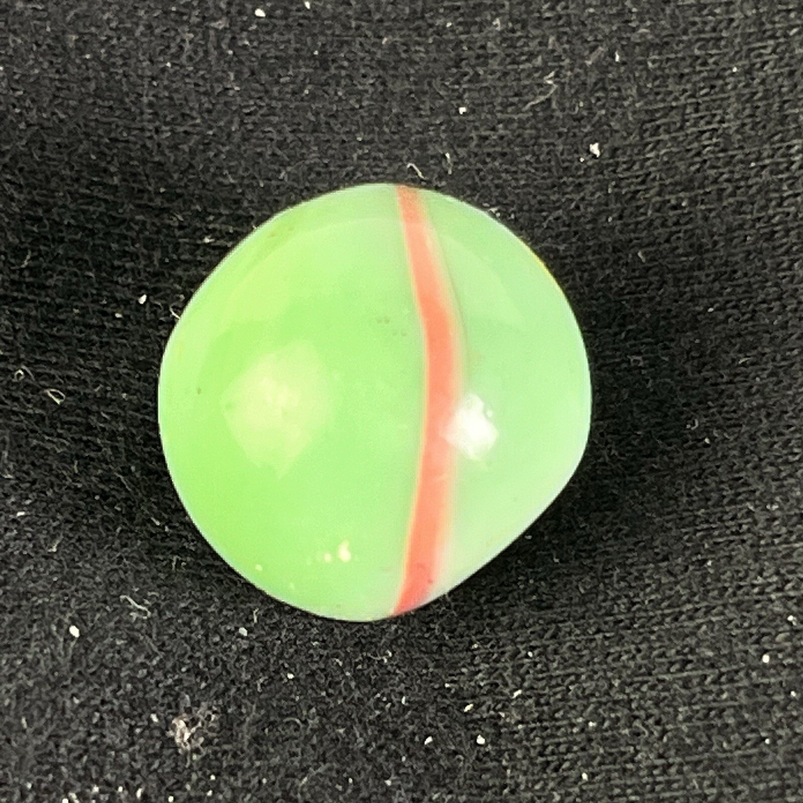 Vintage Akro Agate Peltier Art Swirl Glass Marble .63” Green Yellow Pink Blue