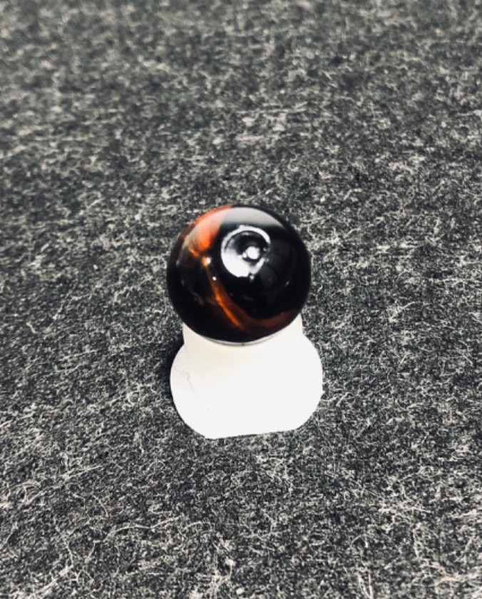 🔥Estate Sale Vintage Transitional “Mist Lutz” Marble Size 5/8 in / .61 in🔥