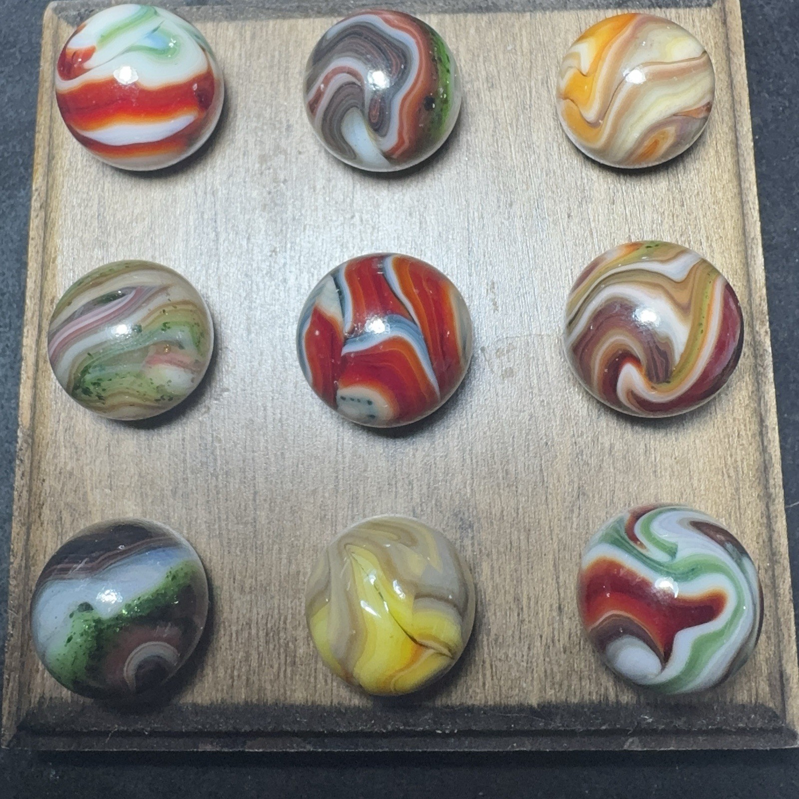 9-JAbo Tribute To Friendship Marbles (3288) One Has A Crease