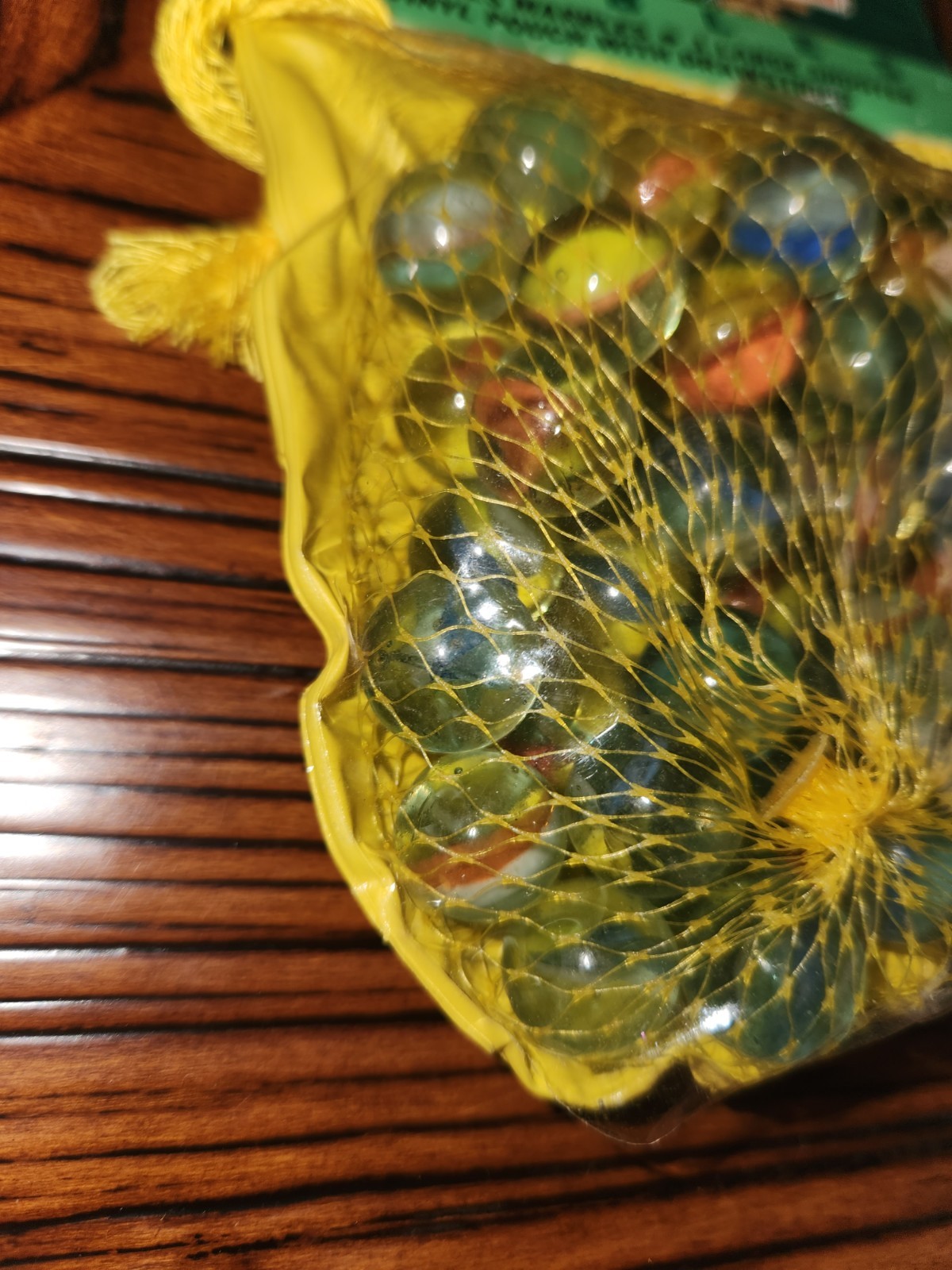 Marbles Cats Eye Glass NOS Vintage Antique Vinyl Pouch with Drawstring Bag