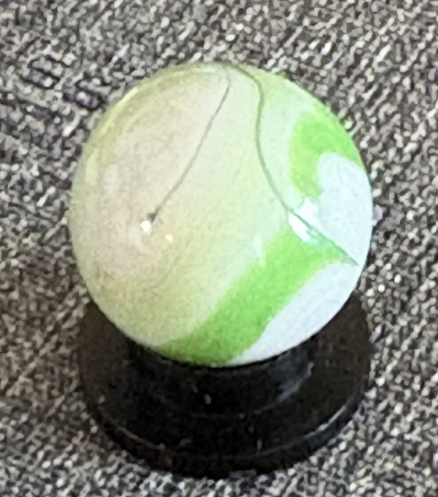 VTG Alley Agate WV Swirl Marble w Horse Hair Vein .60 NM