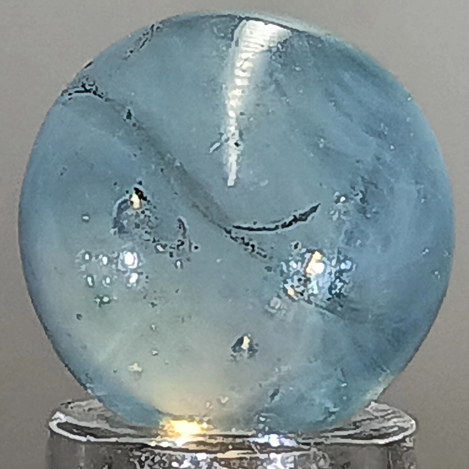 Vintage Champion Swirl Marble .58 Inches Near-Mint Condition