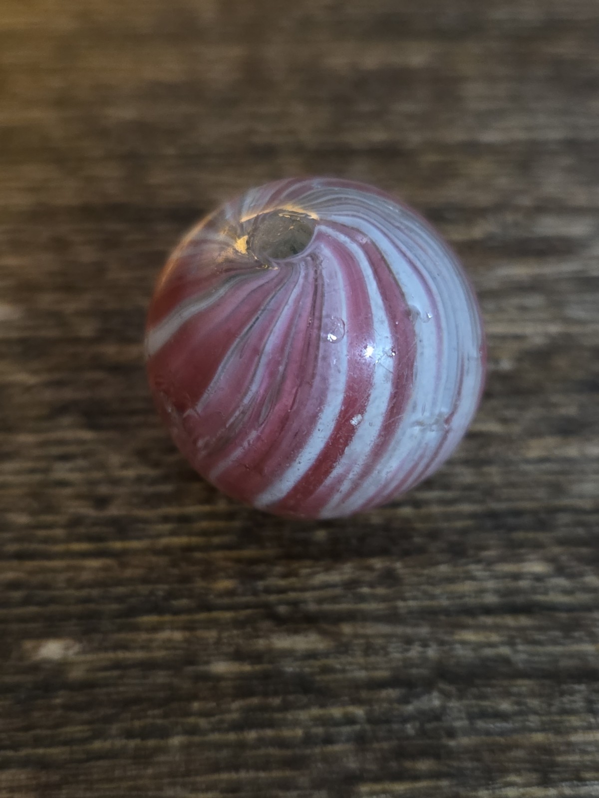 .90 German Vintage Marble Pink White Onion Skin Shooter