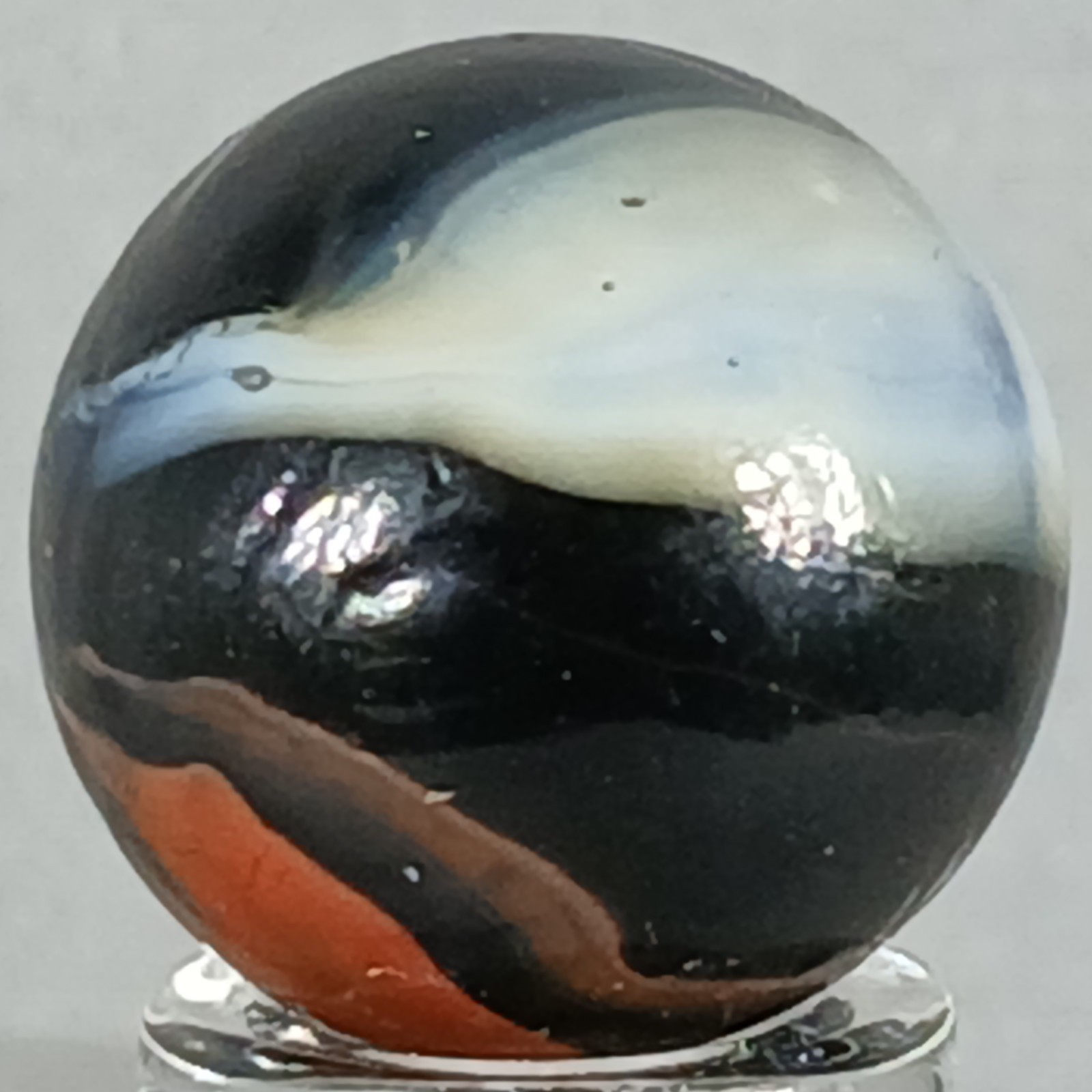 Vintage Imported Patch And Ribbon Marble .61 Inches Near-Mint Condition