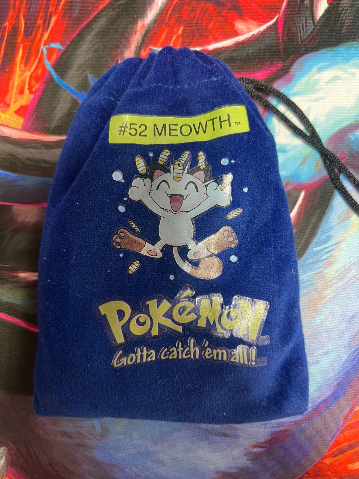 TOYBIZ FIRST EDITION POKEMON MARBLE LOT OF 13 W/ MEOWTH BAG